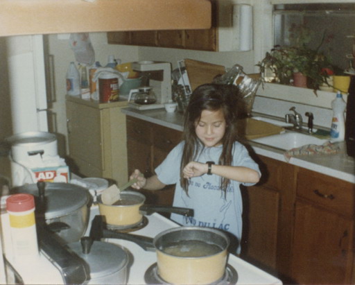 I began cooking at a really young age...