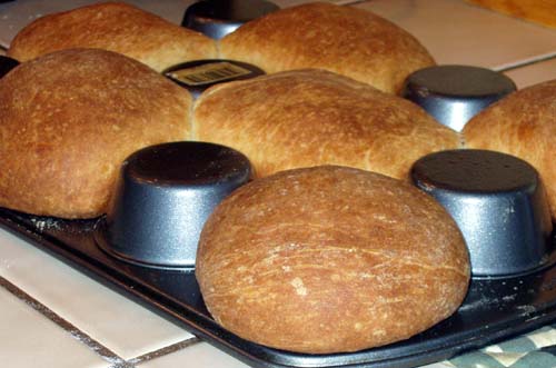 Thyme & Rosemary Brioche Bread Bowls